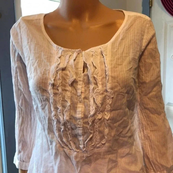 American Eagle Super Lightweight Women Blouse Size 8 Y2K Beach Resort wear - Picture 5 of 5